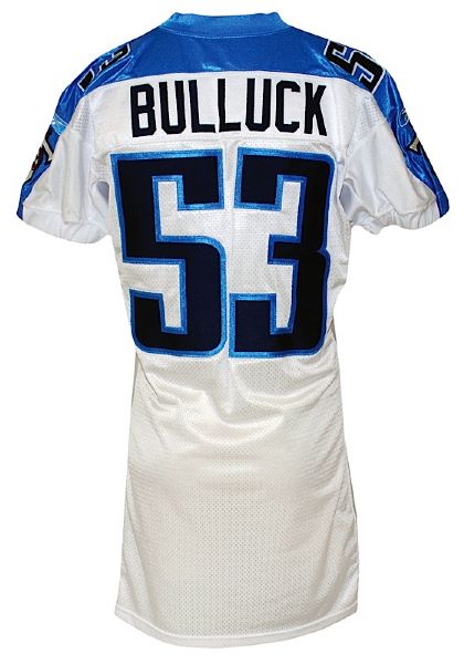 2005 Keith Bulluck Tennessee Titans Game-Used Road Jersey (Team COA)