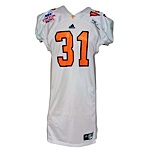 1/1/2005 Gerald Riggs Tennessee Volunteers Game-Used & Autographed Jersey (JSA) (JO Sports LOA)