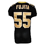 12/23/2007 Scott Fujita New Orleans Saints Game-Used Home Jersey (JO Sports LOA) (Provagroup)