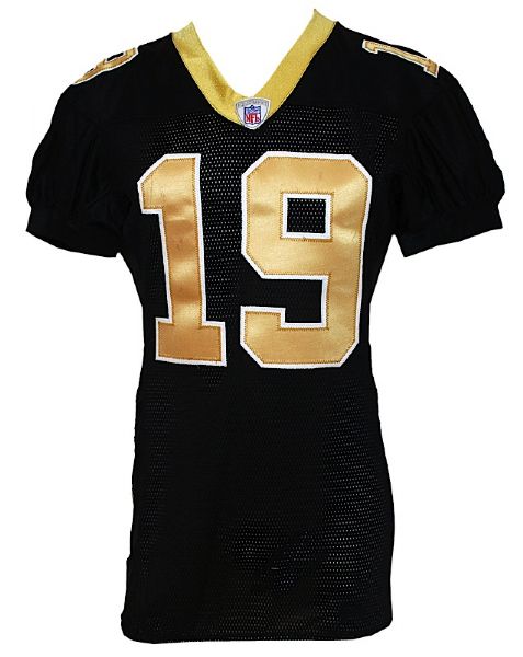 12/23/2007 Devery Henderson New Orleans Saints Game-Used Home Jersey (JO Sports LOA) (Provagroup)