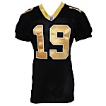 12/23/2007 Devery Henderson New Orleans Saints Game-Used Home Jersey (JO Sports LOA) (Provagroup)