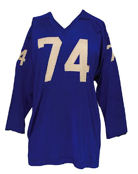 1958 Bob Miller Detroit Lions Game-Used Home Jersey (MEARS A10)