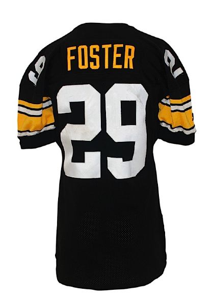 1992 Barry Foster Pittsburgh Steelers Game-Used Home Jersey