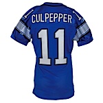 2008 Daunte Culpepper Detroit Lions Game-Used Home Jersey (JO Sports LOA)