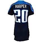 2007 Nick Harper Tennessee Titans Game-Used Home Jersey (JO Sports LOA)