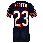 2008 Devin Hester Chicago Bears Game-Used Home Jersey (JO Sports LOA) (Chicago Bears LOA) 