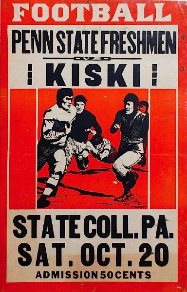 Vintage Penn State Broadside Advertisement