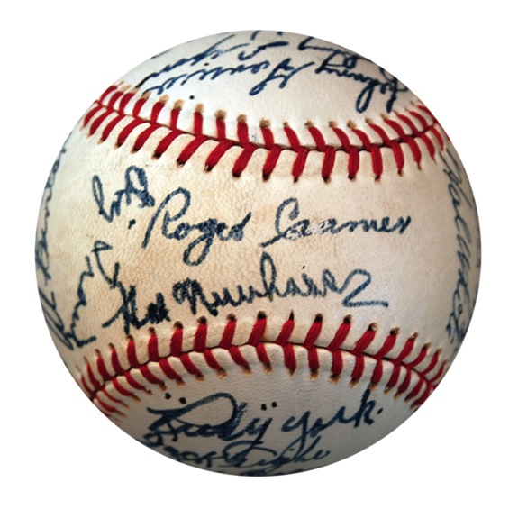 1942 Detroit Tigers Autographed Baseball (JSA)