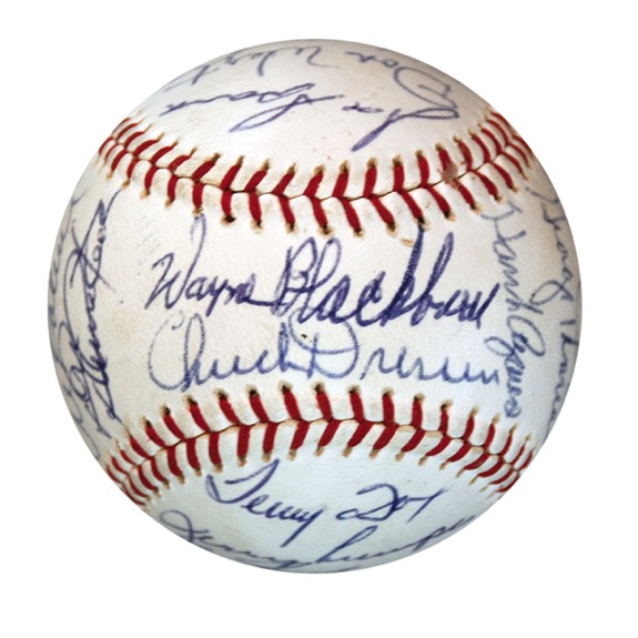 1964 Detroit Tigers Autographed Baseball (JSA) 