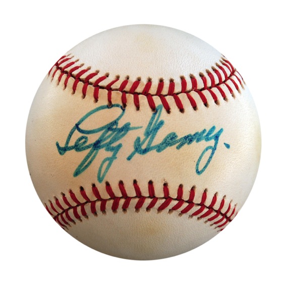 Lefty Gomez Single Signed Baseball (JSA) 