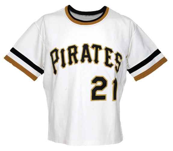 1972 Roberto Clemente Pittsburgh Pirates Game-Used Home Jersey (Team Letter)