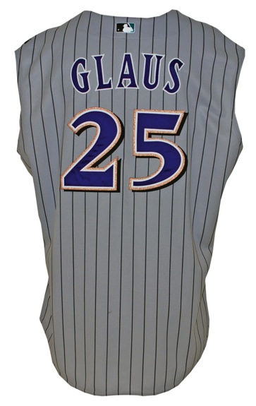 2005 Troy Glaus Arizona Diamondbacks Game-Used Road Jersey 