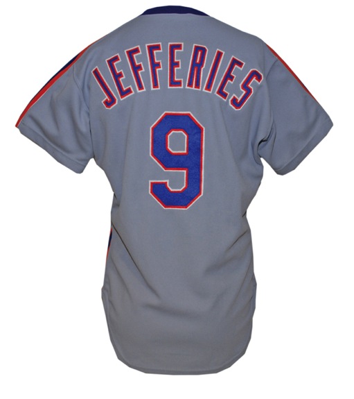 1988 Gregg Jefferies New York Mets Game-Used Road Jersey