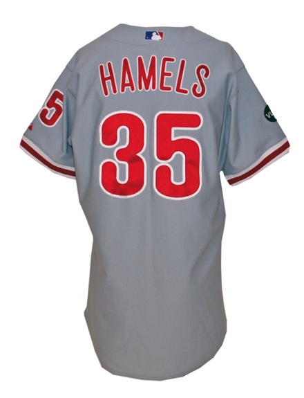 2007 Cole Hamels Philadelphia Phillies Game-Used Road Jersey 