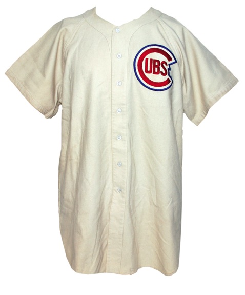 1948 Charlie Grimm Chicago Cubs Managers Worn Uniform (2) (SMEAR A10)