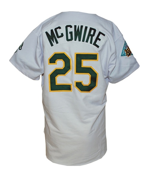 1992 Mark McGwire Oakland As Game-Used Home Jersey