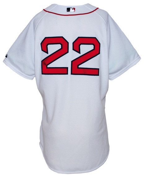 2009 Nick Green Boston Red Sox Game-Used Home Jersey (MLB Hologram) (Steiner LOA)