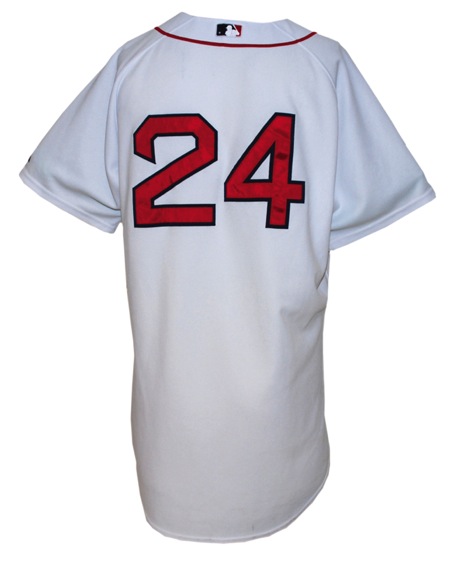 2009 Takashi Saito Boston Red Sox Game-Used Home Jersey (MLB Hologram) (Steiner LOA)