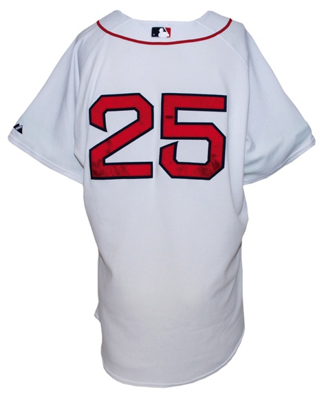 2009 Mike Lowell Boston Red Sox Game-Used Home Jersey (MLB Hologram) (Steiner LOA)