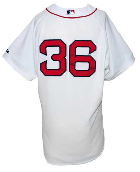2009 Paul Byrd Boston Red Sox Game-Used Home Jersey (MLB Hologram) (Steiner LOA)