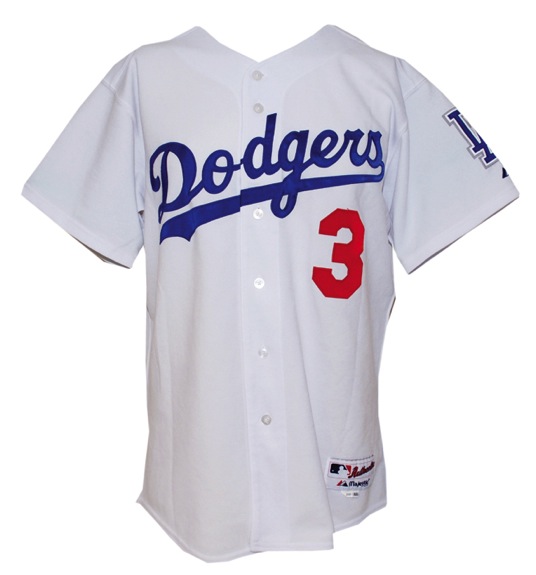 2005 Cesar Izturis Los Angeles Dodgers Game-Used Road & Home Jerseys (2)