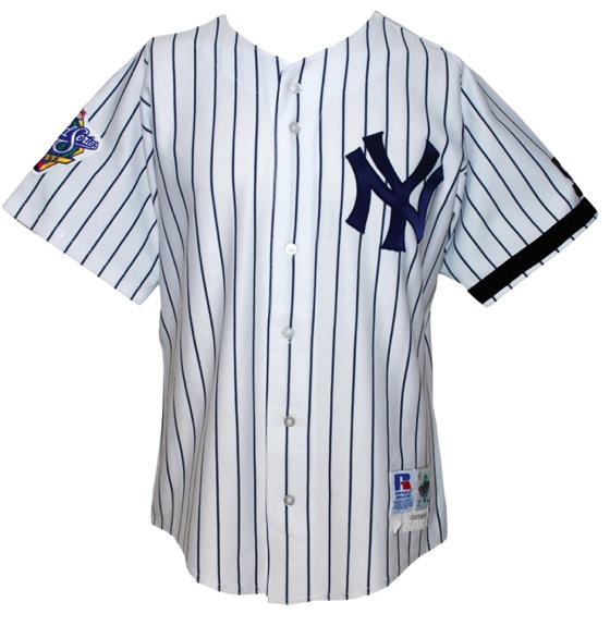 1999 Chad Curtis New York Yankees Game-Used World Series Home Jersey (Championship Season) (Yankees-Steiner LOA)