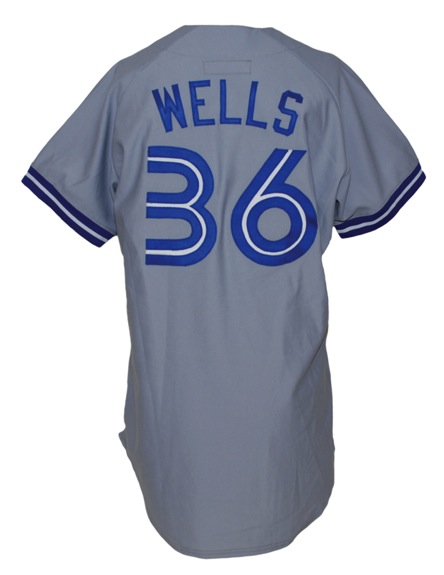 1989 David Wells Toronto Blue Jays Game-Used Road Jersey