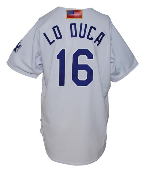 2001 Paul LoDuca Los Angeles Dodgers Game-Used Home Jersey & 2002 Paul Lo Duca Los Angeles Dodgers Game-Used Road Jersey (2)