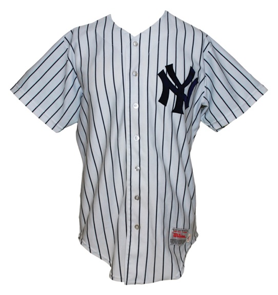 1987 Don Pasqua New York Yankees Game-Used Home Jersey 
