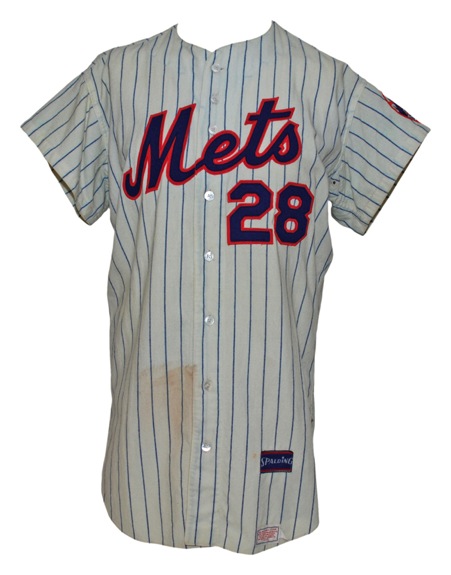 1966 Bill Hepler New York Mets Game-Used Home Uniform (2)