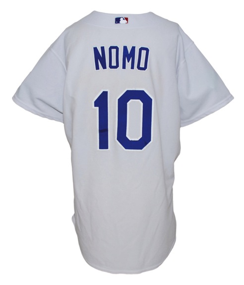 2004 Hideo Nomo Los Angeles Dodgers Game-Used Home Jersey