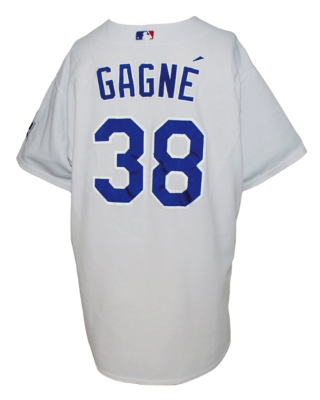 2004 Eric Gagne Los Angeles Dodgers Game-Used Home Jersey (Team LOA)