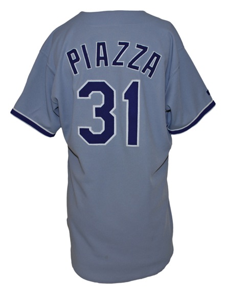1998 Mike Piazza Los Angeles Dodgers Game-Used Road Uniform (2)
