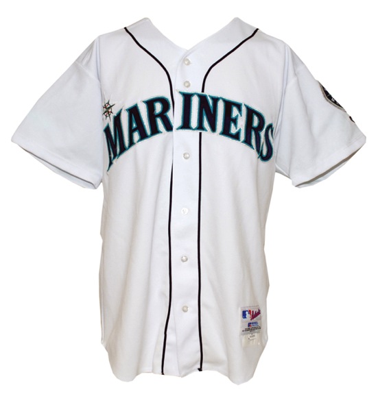2003 Brett Boone Seattle Mariners Game-Used Home Jersey