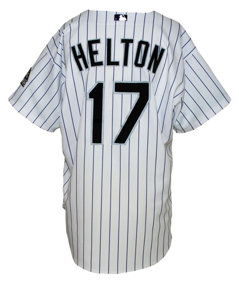 2003 Todd Helton Colorado Rockies Game-Used Home Jersey