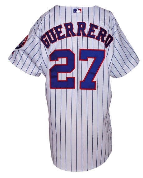 2003 Vladimir Guerrero Montreal Expos Game-Used Home Jersey