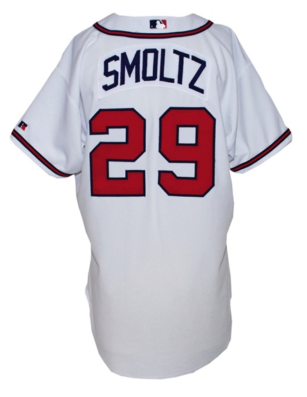 2003 John Smoltz Atlanta Braves Game-Used Home Jersey