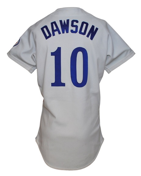 1982 Andre Dawson Montreal Expos Game-Used & Autographed Home Jersey (JSA)