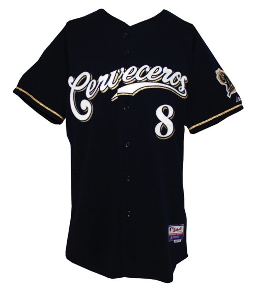 6/27/2009 Ryan Braun Milwaukee Brewers (Cerveceros) Game-Used & Autographed Alternate Jersey (MLB Hologram) (JSA)