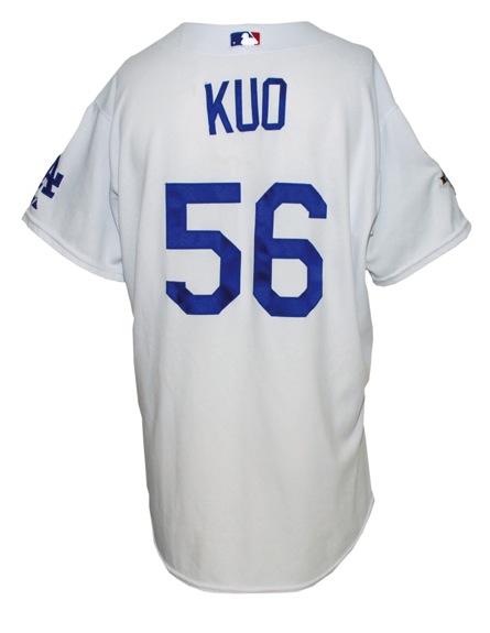 2008 Hong-Chih Kuo Los Angeles Dodgers Game-Used Home Jersey