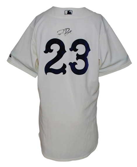 2006 Jermaine Dye Chicago White Sox Game-Used & Autographed 1901 Throwback Jersey (Team Letter) (JSA)