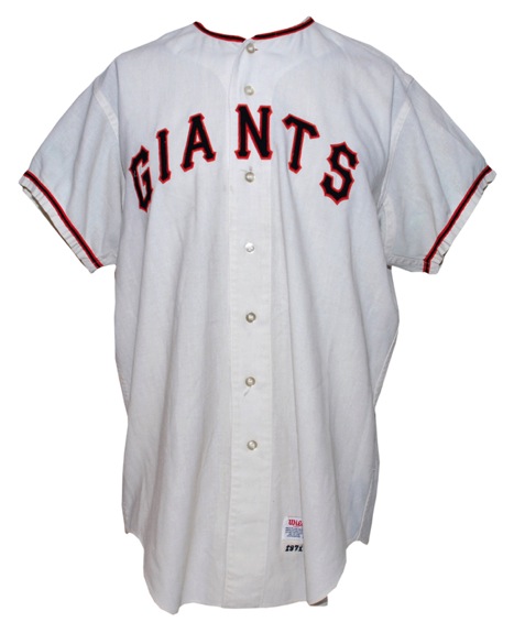 1971-1972 John Cumberland San Francisco Giants Game-Used Home Flannel Uniform (2)