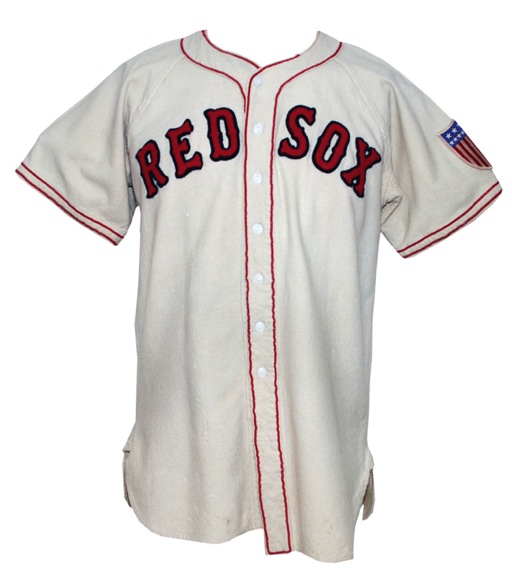 Circa 1944 Bobby Doerr Boston Red Sox Game-Used Home Jersey