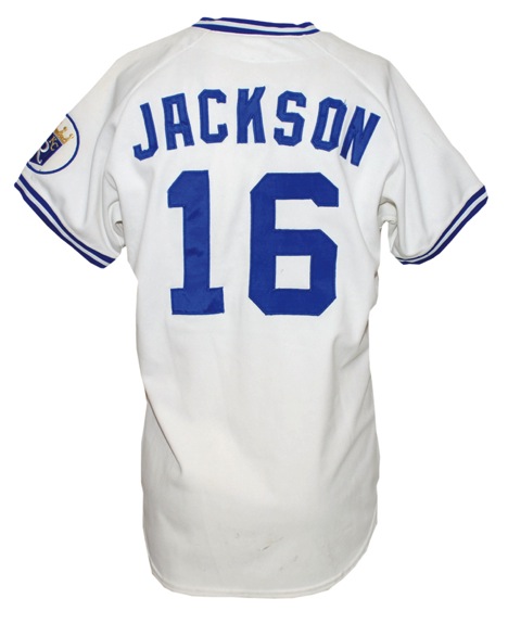 1986 Bo Jackson Rookie Kansas City Royals Game-Used Home Jersey