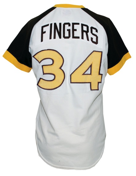 1978 Rollie Fingers San Diego Padres Game-Used Home Jersey  
