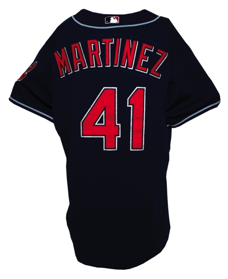 2007 Victor Martinez Cleveland Indians Game-Used Alternate Jersey (Indians Charities LOA)
