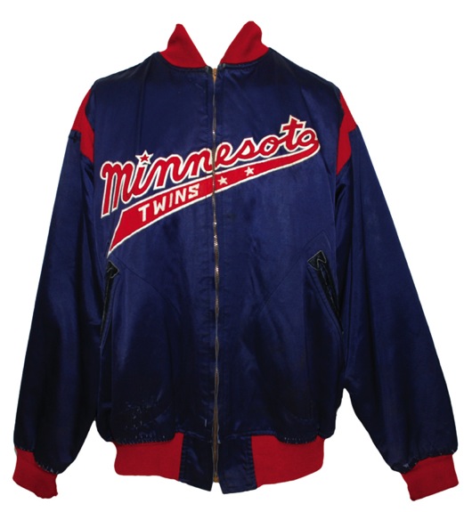 Early 1960s Minnesota Twins Worn Suede-Lined Warm-up Jacket