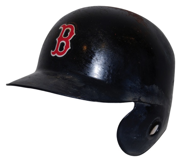 2009 Kevin Youkilis Boston Red Sox Regular & Postseason Game-Used Batting Helmet (Steiner LOA) (MLB Hologram)