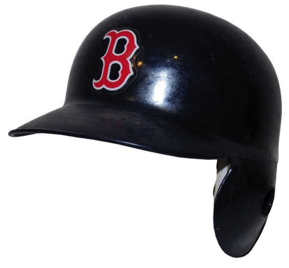 2009 Jason Varitek Boston Red Sox Regular & Postseason Game-Used Batting Helmet (Steiner LOA) (MLB Hologram) 