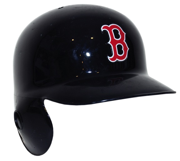 2009 Jed Lowrie Boston Red Sox Regular & Postseason Game-Used Batting Helmet (Steiner LOA) (MLB Hologram)